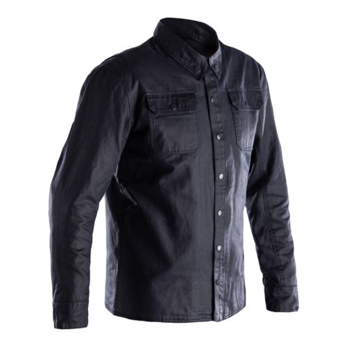 RST Kevlar® District Wax Reinforced Overshirt Textile – Graphite Size S