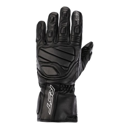 RST Turbine Waterproof Gloves Leather Black Size XS