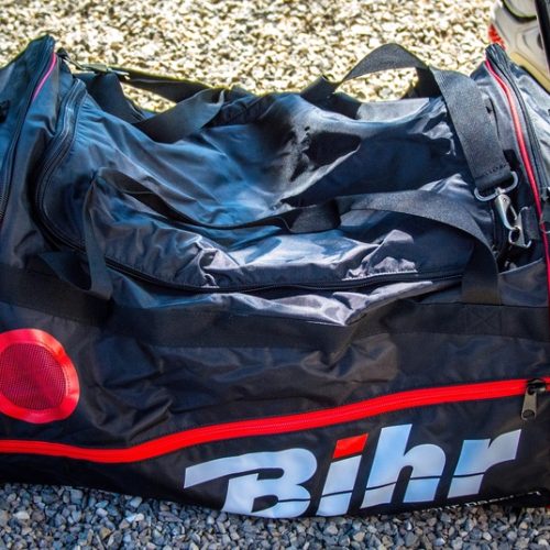 BIHR Travel Bag high capacity 128L 80x40x40cm – Black Red
