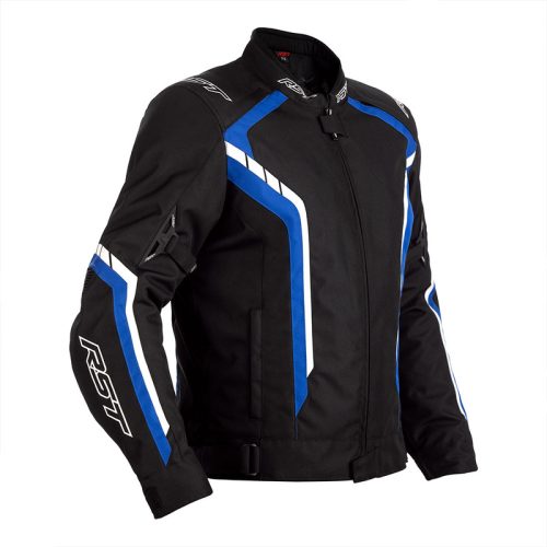 RST Axis Jacket Textile – Black/Blue/White Size S