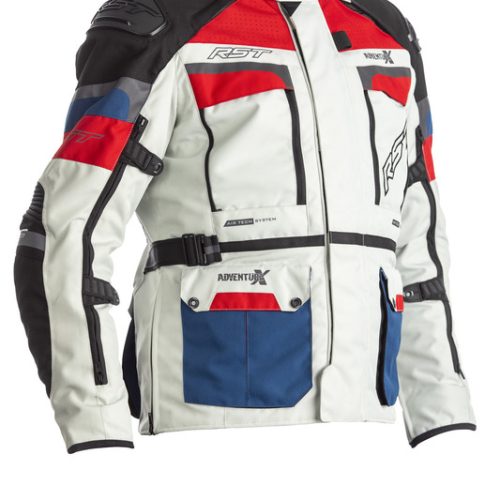 RST Adventure-X Jacket Textile – Blue/Red Size S