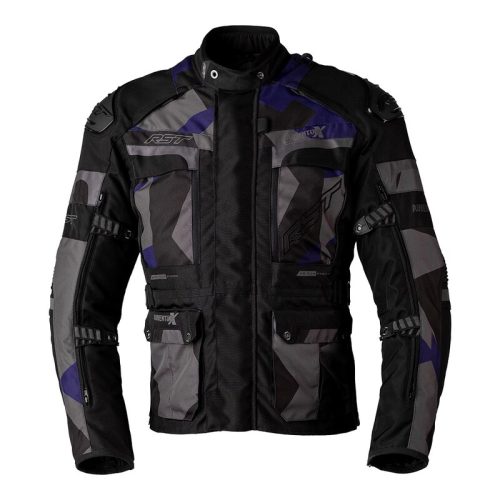 RST Adventure-X Jacket Textile – Black/Navy/Camo Size S