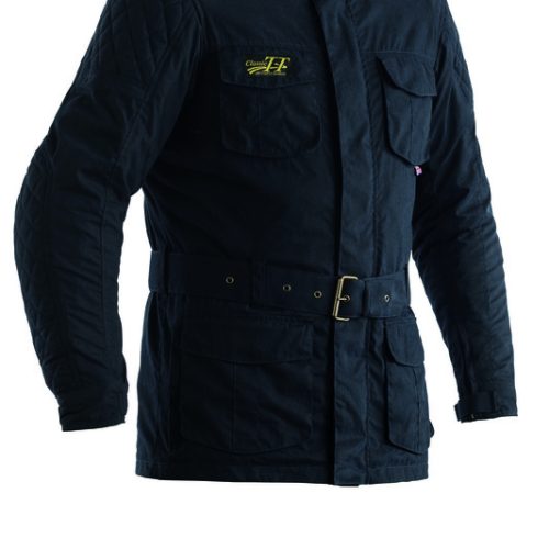 RST IOM TT Classic III 3/4 CE Jacket Waxed Cotton – Black Size M