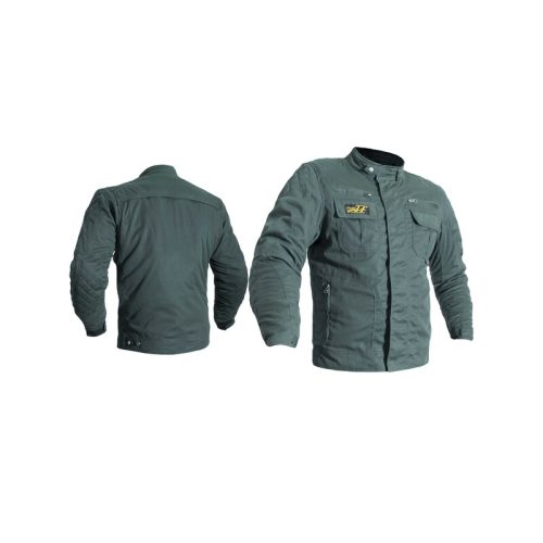 RST IOM TT Classic III Short CE Jacket Waxed Cotton – Green Size S