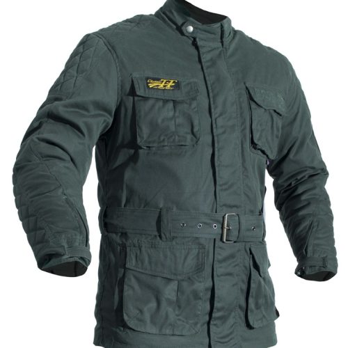RST IOM TT Classic III 3/4 CE Women Jacket Waxed Cotton – Green Size S