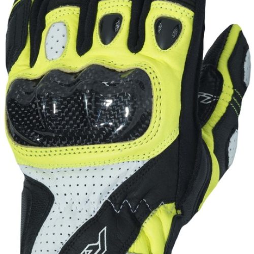 RST Stunt III CE Gloves Leather/Textile – Flo Yellow Size M/09