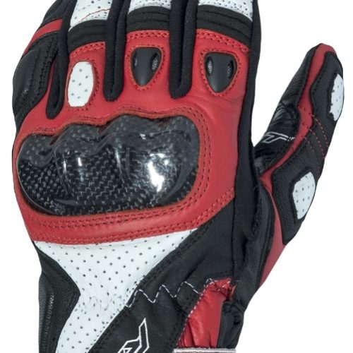 RST Stunt III CE Gloves Leather/Textile – Red Size S/08
