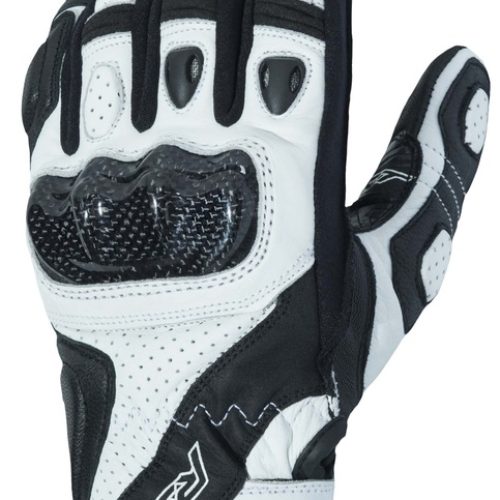 RST Stunt III CE Gloves Leather/Textile – White Size M/09