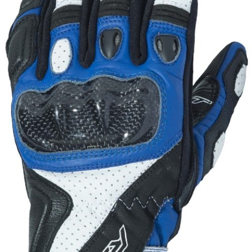 RST Stunt III CE Gloves Leather/Textile – Blue Size S/08