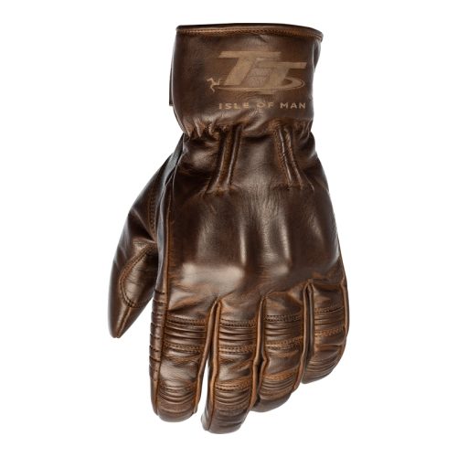 RST IOM TT Hillberry CE Gloves Leather – Brown Size M