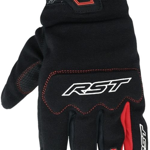 RST Rider Gloves CE Mixed Textiles – Red Size S/08