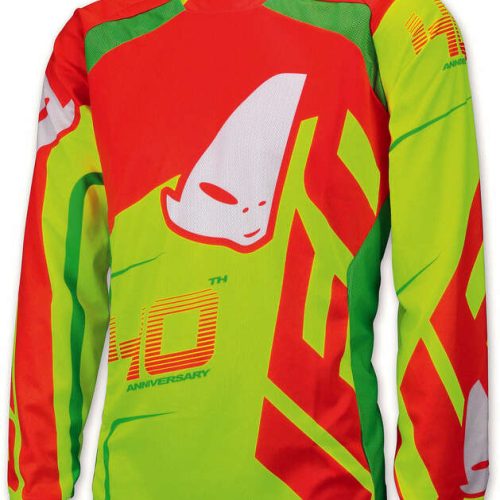 UFO 40th Anniversary Jersey Red/Yellow/Neon Green Size M