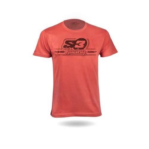 S3 Casual Racing T-Shirt Red Size S