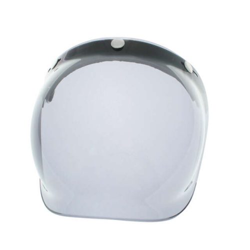 V PARTS Bubble smoked universal helmet shield with flip-up