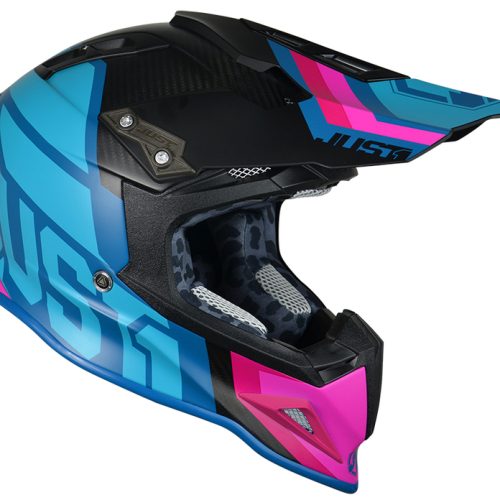 JUST1 J12 Helmet – Unit Blue/Pink