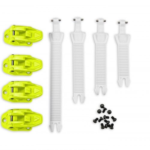 UFO Boots Buckle Kit White/Neon Yellow One Size