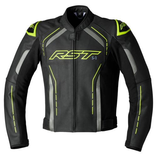 RST leather Jacket S1 Men – Neon yellow