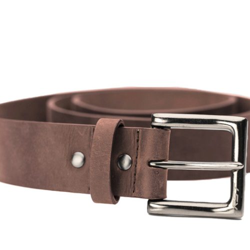 RST Leather Belt – Brown Size M