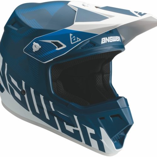 ANSWER AR1 Solid Junior Helmet – blue/white