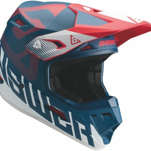 ANSWER AR1 Solid Junior Helmet – Answer red/white/blue