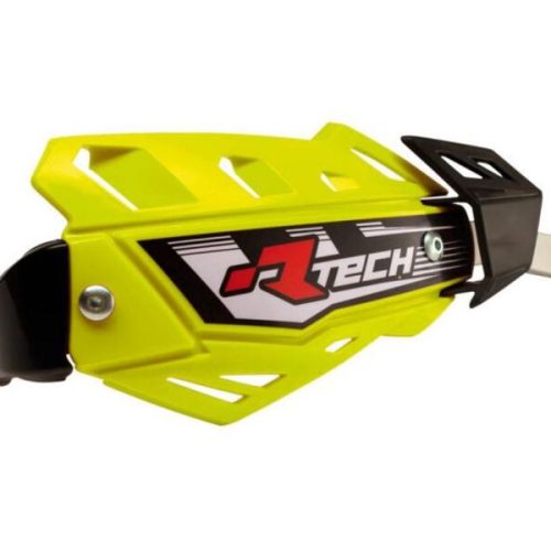 RACETECH FLX Full Protection Handguard Fluo Yellow w/ Aluminium Bar