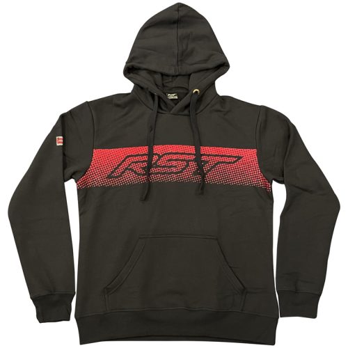 RST Gravel Hoodie – Black/Red Size 48/2XL