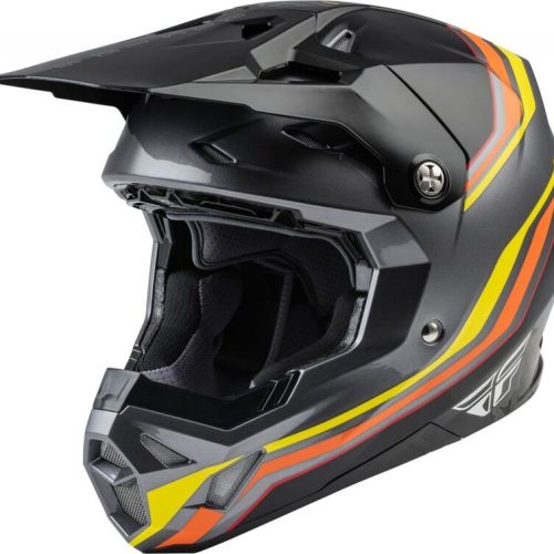 FLY RACING Formula CP S.E. Speeder Helmet Black/Yellow/Red MD