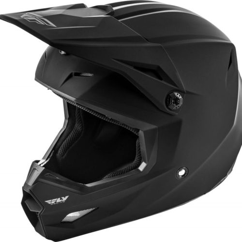 FLY RACING Kinetic Solid Helmet Matte Black MD