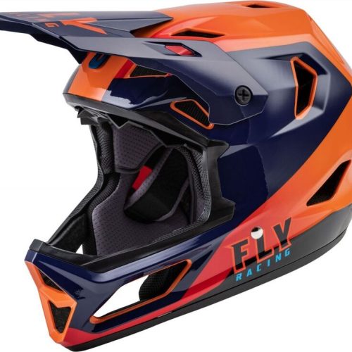 FLY RACING Rayce Helmet Navy/Orange/Red SM